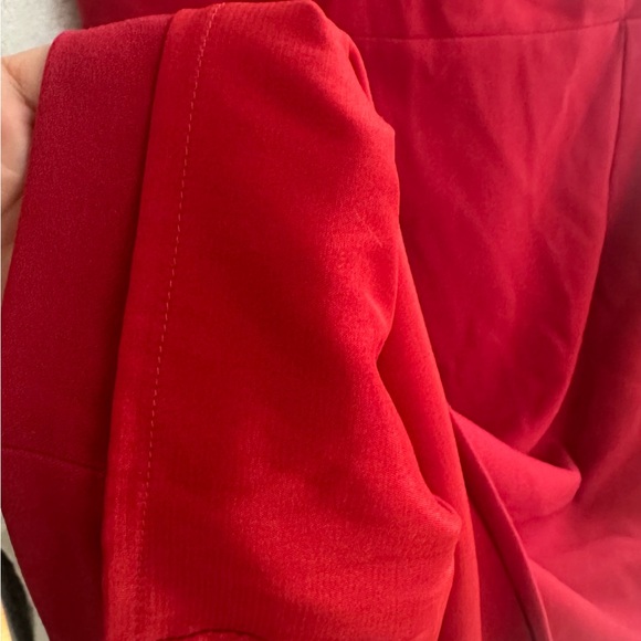 Gregory Red Sleeveless Sheath Dress | Lined | Size M (40) - Picture 7 of 9